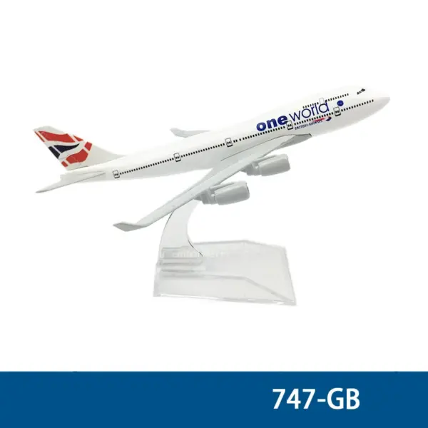 Diecast Boeing 747 777 Airplane Model 15cm - Image 30