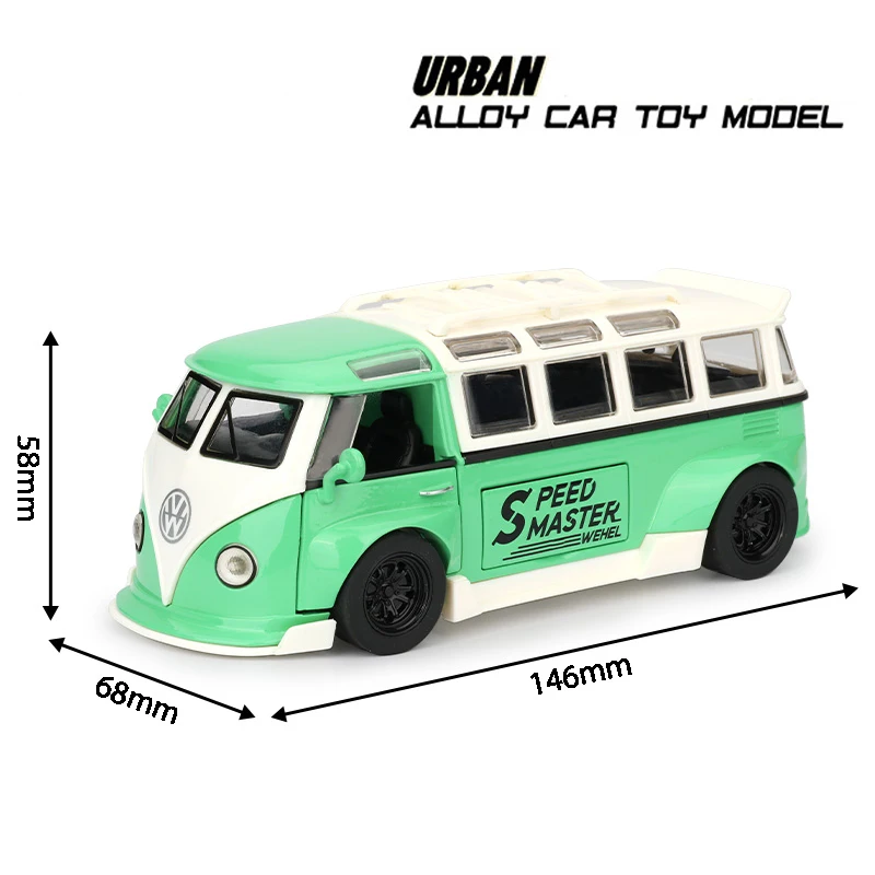 1:32 Volkswagen T1 Bus Diecast Model Car 7 1:32 Volkswagen T1 Bus Diecast Model Car - Image 7