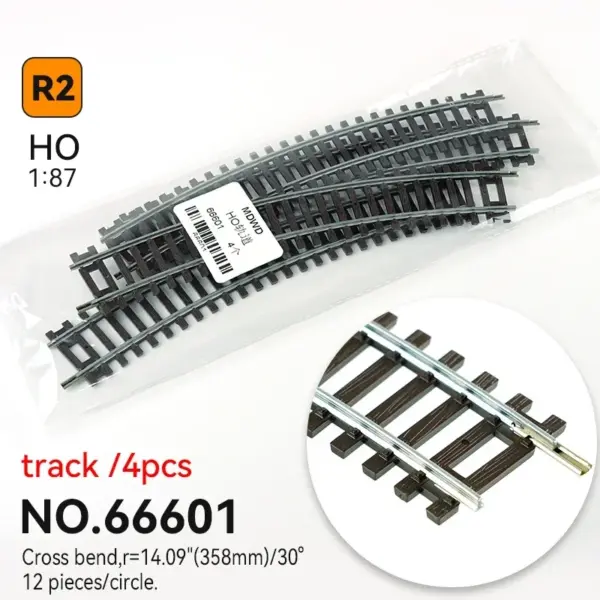HO Scale 1:87 Nickel Silver Curved Track Model - Image 19