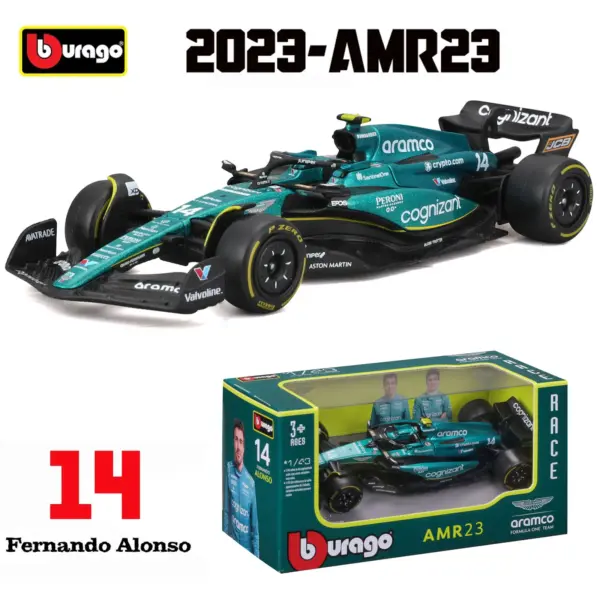 Bburago 1:43 Mercedes-AMG W14 Racing Car Model - Image 5