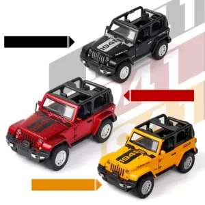 1:32 Jeep Wrangler Rubicon Diecast Model Car 15 S2f97a8eae7054d6594785420e27684abl