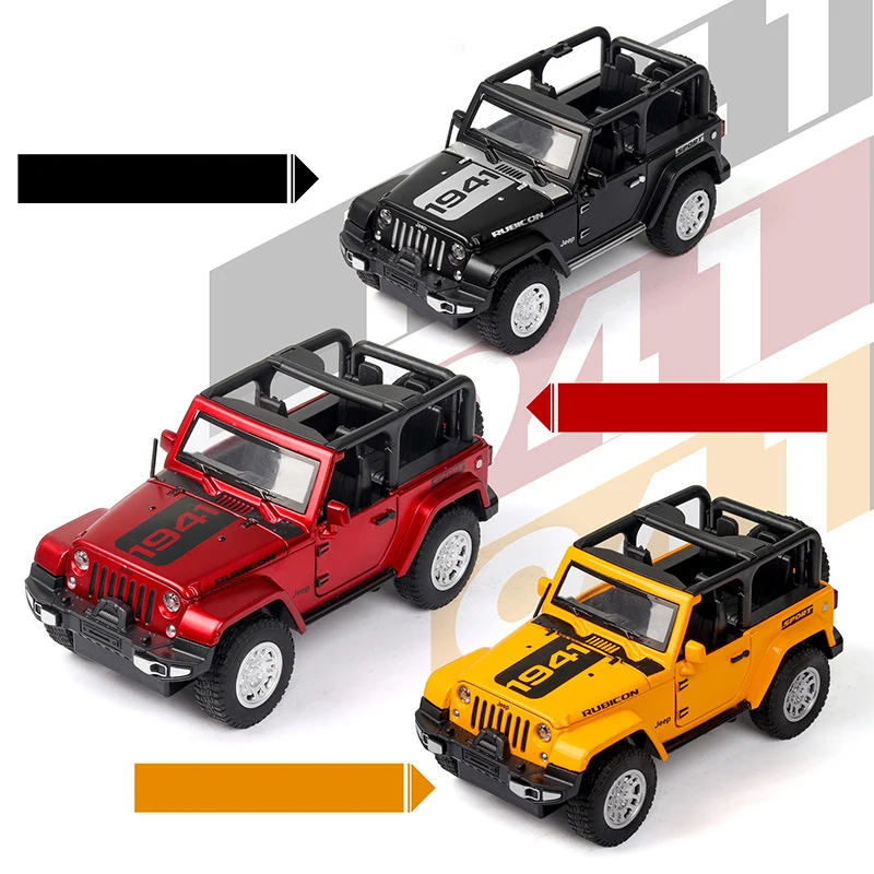 1:32 Jeep Wrangler Rubicon Diecast Model Car 5 1:32 Jeep Wrangler Rubicon Diecast Model Car - Image 5