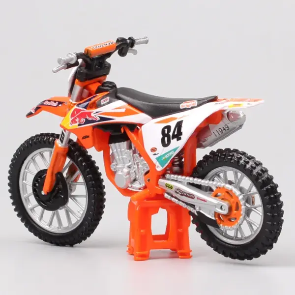 1:18 KTM 450 SX-F Factory Edition Motorcycle Model - Image 5
