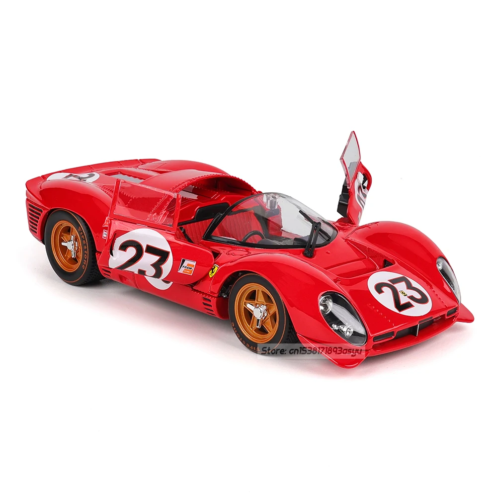 Bburago 1:24 Ferrari 330 P4 Daytona Model Car 5 Bburago 1:24 Ferrari 330 P4 Daytona Model Car - Image 5
