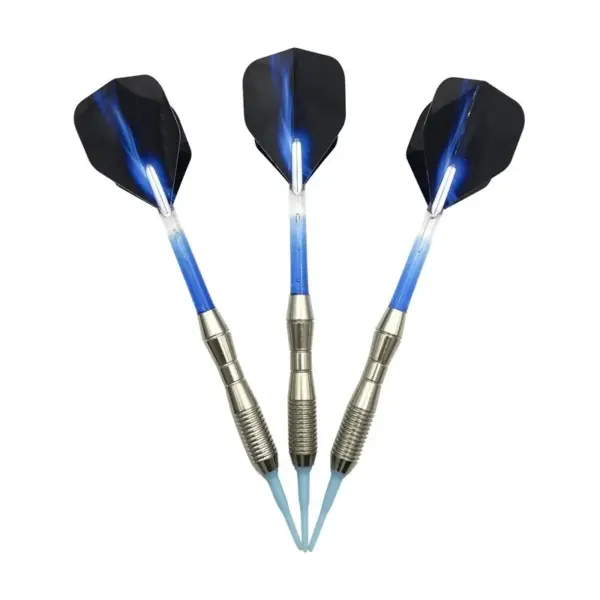 3pcs Soft-tip Darts Set 17g Blue Green Red - Image 4