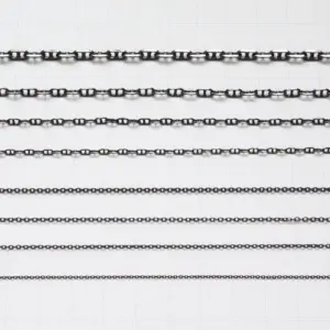 500mm Black Metal Anchor Chain for RC Boats