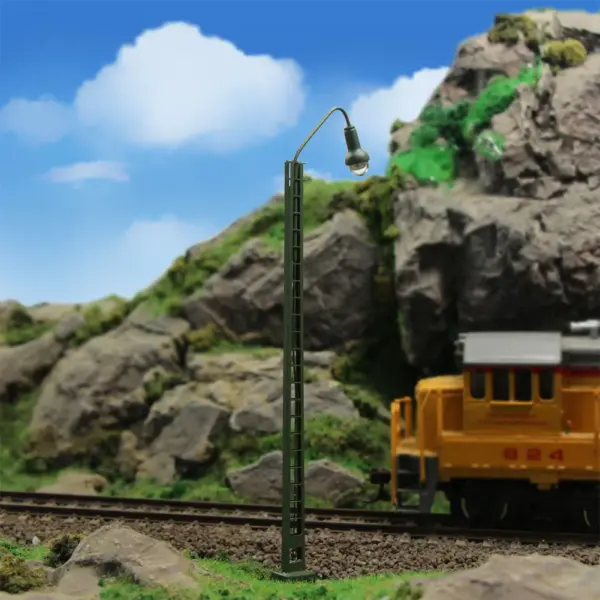 3pcs HO Scale Model Railway Track Lamps - Image 3