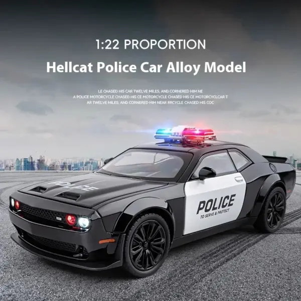 1:22 Dodge Challenger Redeye Hellcat Model - Image 6