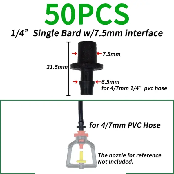 Plastic Dripper Watering Connector 20-50PCS - Image 19