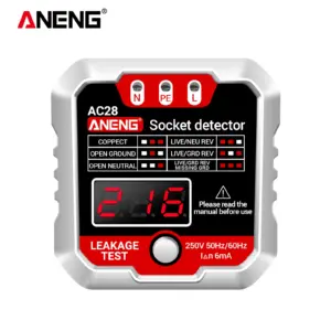 ANENG 250V Outlet Tester Safety Checker