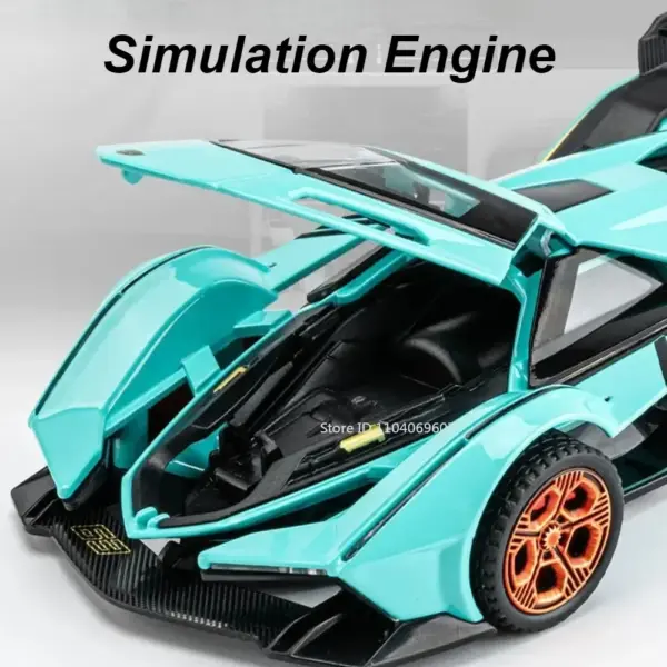1:32 Lambor V12 GT Super Car Diecast Model - Image 3