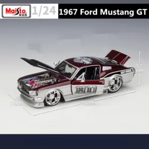 Maisto 1:24 1967 Ford Mustang GT Model Car 9 S3100371814dd486f86e739e196e8e0a8X