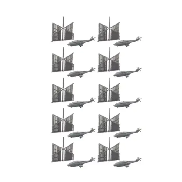 10 Sets Z-8 Helicopter Model Kits 1/2000 to 1/350 - Image 10