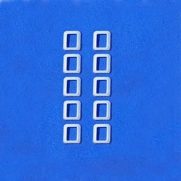 10PCS Resin Rectangular Porthole Model Set - Image 7