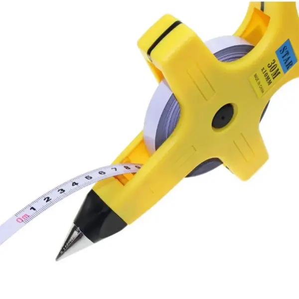 100M Retractable Steel Tape Measure Ruler - Image 5