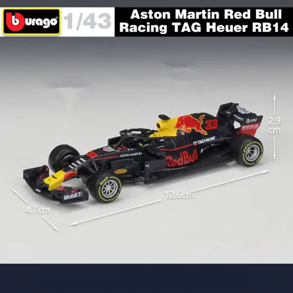 Red Bull Racing F1 Alloy Model 1:43 Scale - Image 4