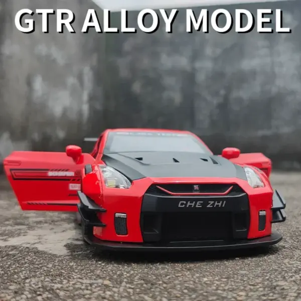 1:24 Nissan GTR R35 Diecast Model Car - Image 4