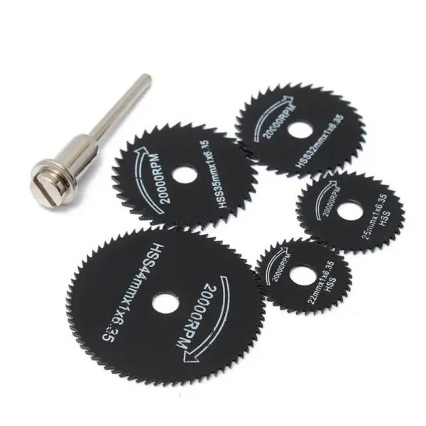 6-Piece Circular Saw Blade Set for Drills
