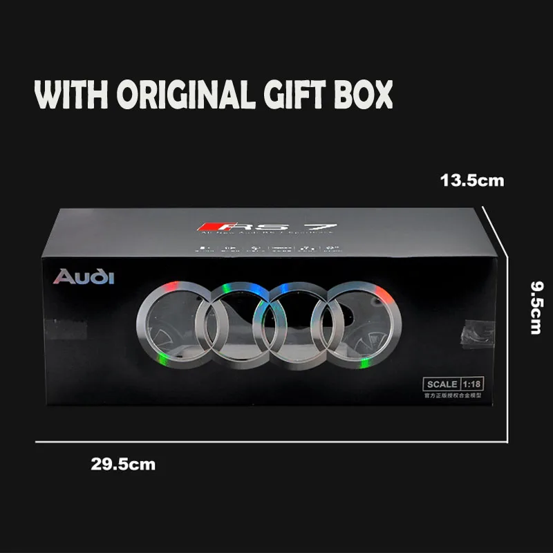 1:18 AUDI RS7 Sportback Alloy Car Model Collectible 6 1:18 AUDI RS7 Sportback Alloy Car Model Collectible - Image 6