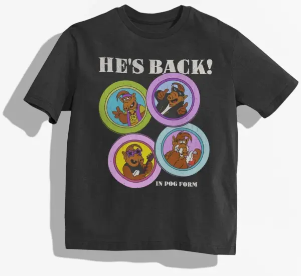 Retro ALF Character Graphic T-Shirt for Adults - Image 3