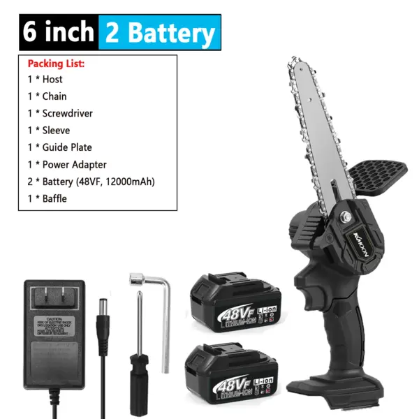 8 Inch Electric Pruning Chainsaw with Battery - Image 18