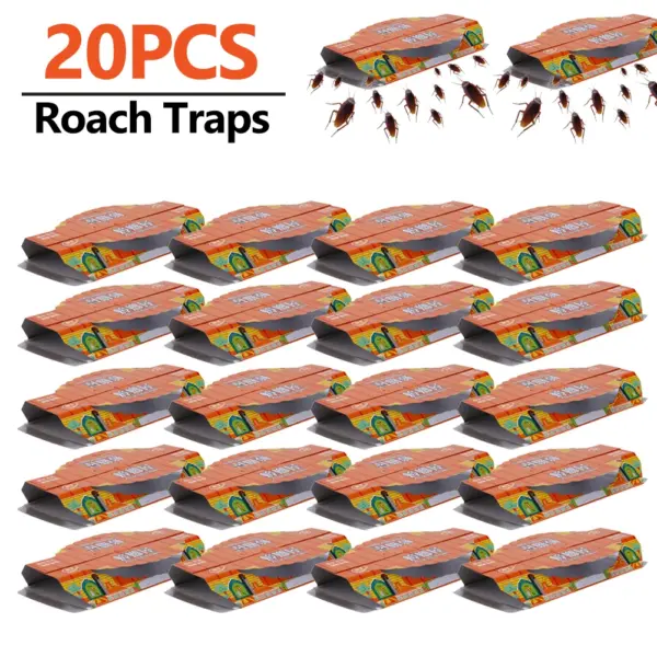 10 Pack Sticky Roach Traps Indoor Pest Control - Image 8