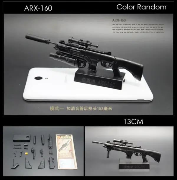 1:6 Scale AK74 Sniper Rifle and HK416 Model - Image 10