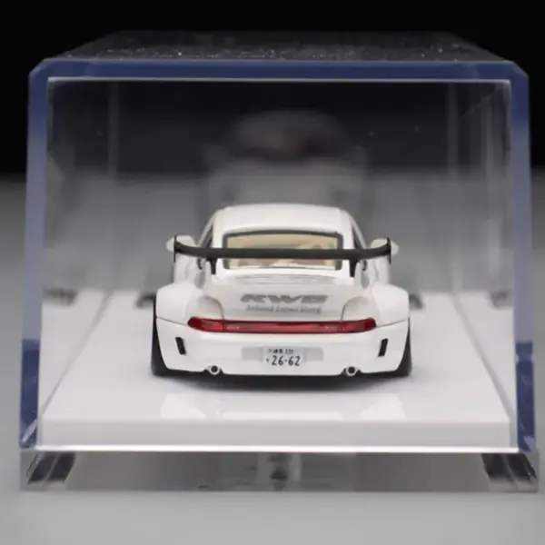 Resin RWB 993 911 ARMY GIRL 1:64 Model Car - Image 4