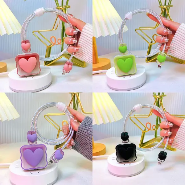 3D Gradient Silicone Charger Case for iPhone 14/13 - Image 2