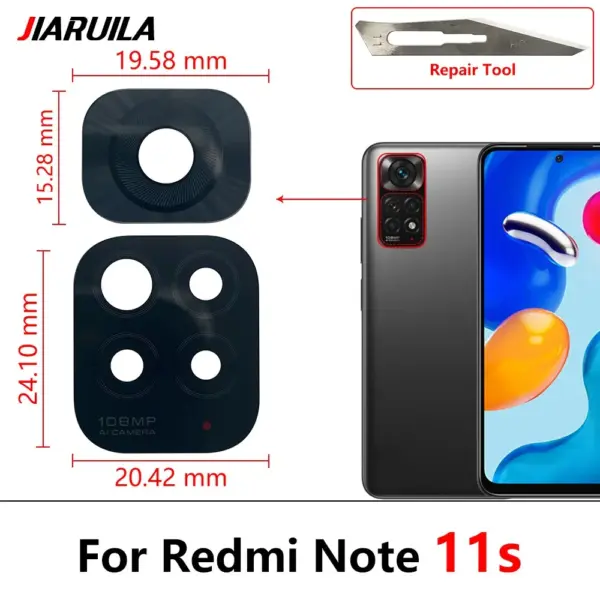 2Pcs Camera Glass Lens for Xiaomi Redmi Note Series - Image 6