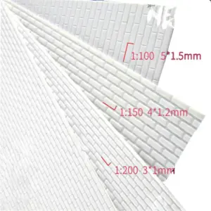 ABS Sheets Set for Architectural Models 20x30cm