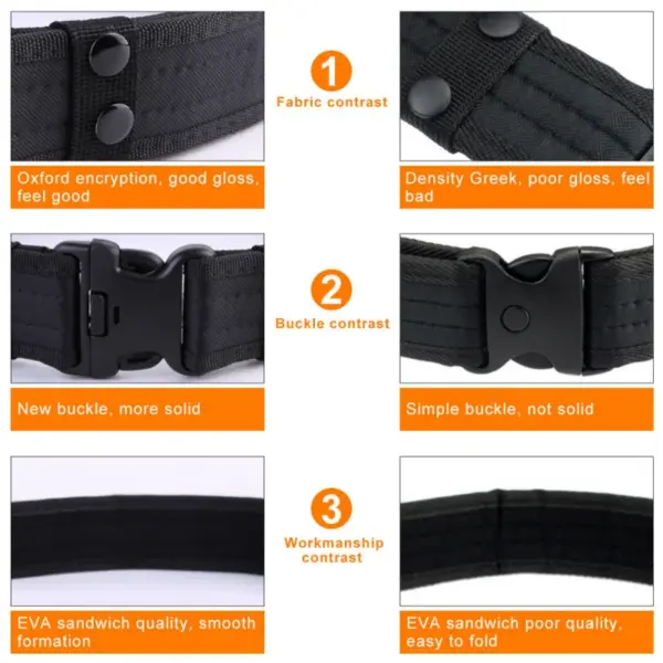 FRALU Combat Tactical Canvas Belt Men - Image 2