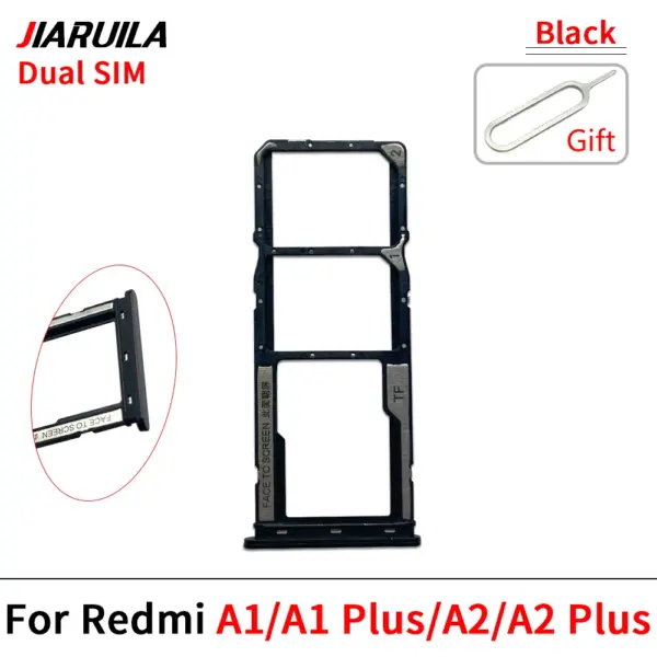 Dual Micro SIM & SD Card Tray for Xiaomi Redmi A1/A2/A3 - Image 3