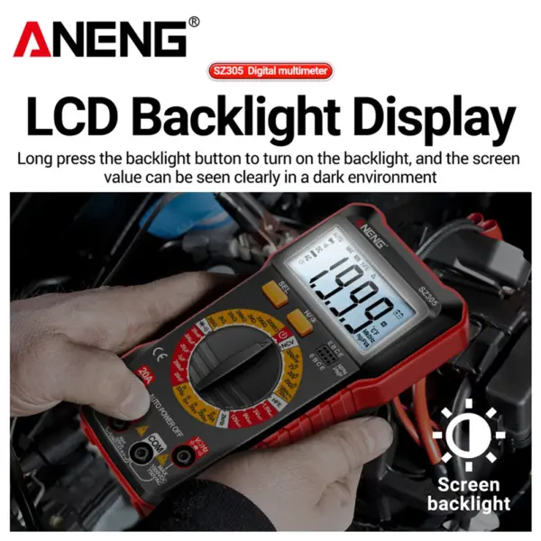 ANENG SZ304 True RMS Digital Multimeter - Image 4