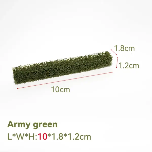 50cm 1m Green Shrub Strips Miniature Model - Image 22