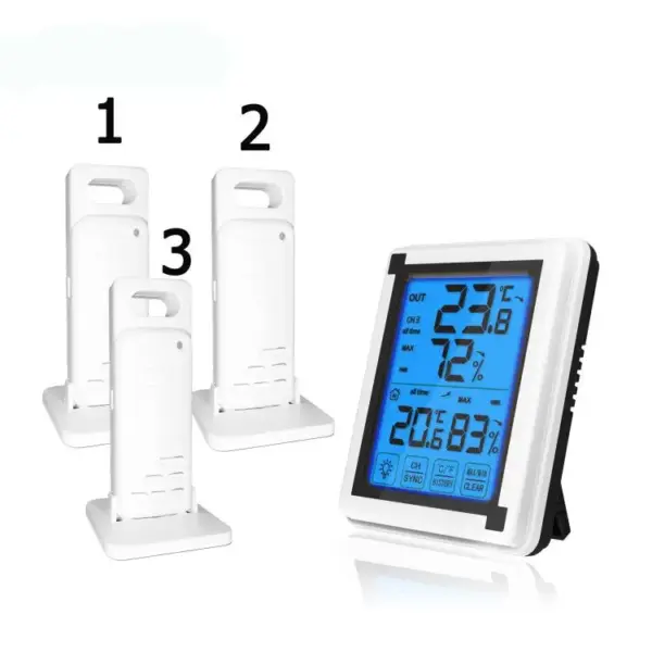 Digital Wireless Weather Station Touch Screen - Image 7