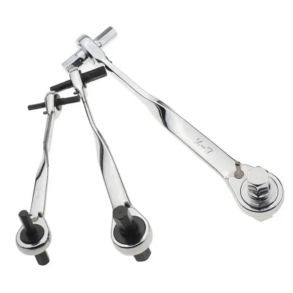 Double End Ratchet Wrench Set Cr-Mo Steel - Image 2