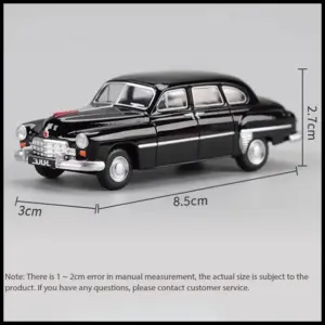 Soviet GAZ-12 ZIM Sedan 1:64 Alloy Model Car 12 S331b90cf23ec4af8adaf2d25e448ab9ed