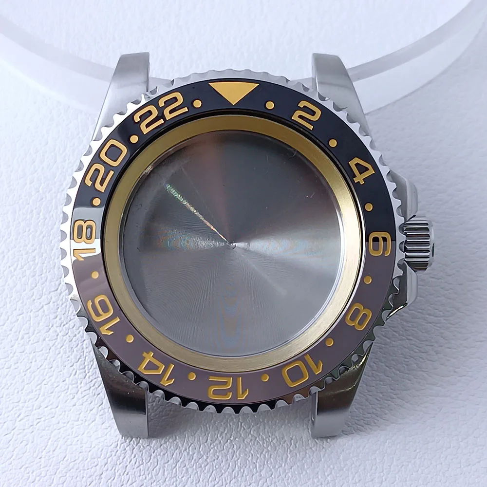 40.5mm Stainless Steel GMT Watch Case NH35/NH36 39 40.5mm Stainless Steel GMT Watch Case NH35/NH36 - Image 39