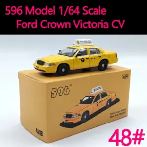 1/64 Scale Ford Crown Victoria CV Yellow Taxi 11 S333744082b6d4b00931cb34c909a1027f