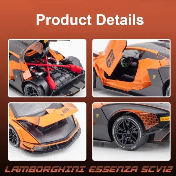 1:24 SCV12 Alloy Diecast Racing Car Model - Image 3