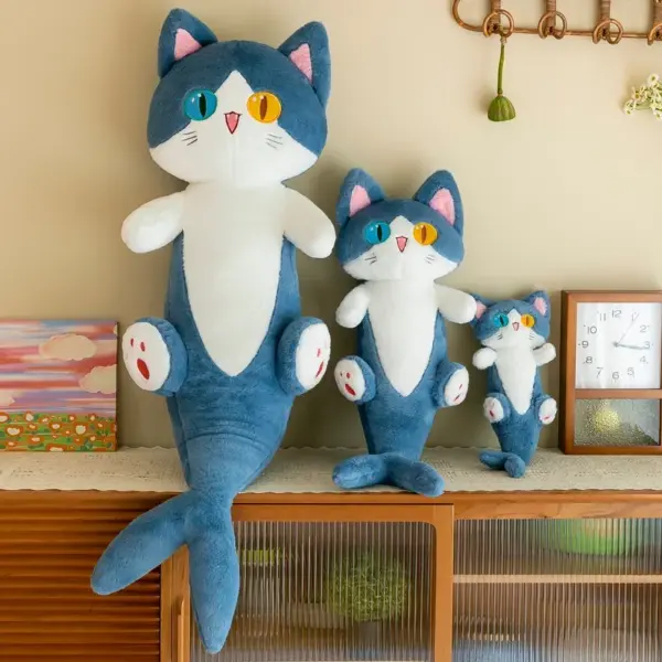 Pupil Shark Cat Plush Doll Pillow 135cm - Image 5