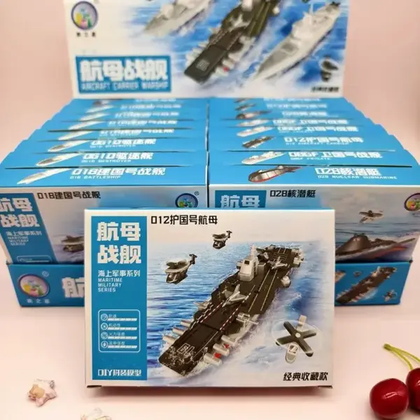 Battleship Submarine Aircraft Carrier Building Set - Image 6