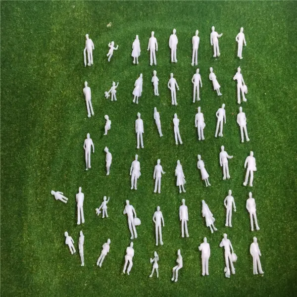 300pcs Mixed Miniature Architect Model Figures - Image 5