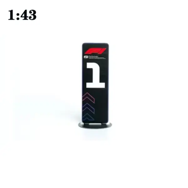 1:43 Scale F1 Model Parking Plate Decor - Image 15