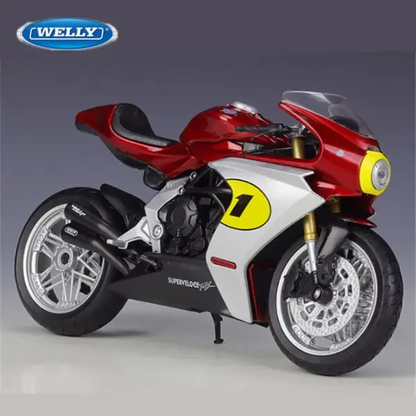 WELLY 1:12 MV Agusta Superveloce Diecast Motorcycle - Image 3