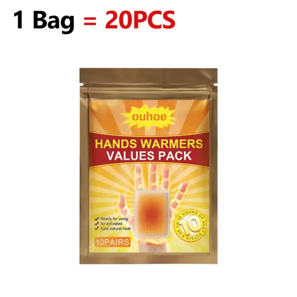 20-100pcs Long Lasting Self-Adhesive Hand Warmers - Image 10