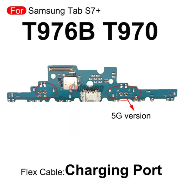Samsung Galaxy Tab S7 Plus USB Charging Port Flex Cable - Image 3