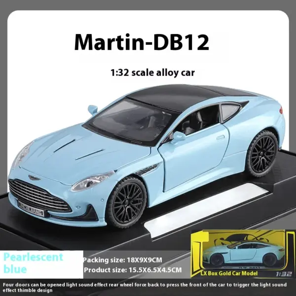 1:32 Aston Martin DB12 Diecast Model Car - Image 12