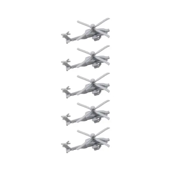 5 Set AH-64 Apache Helicopter Model Kits - Image 8